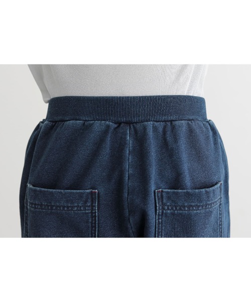 n'OrLABEL(ノアールレーベル)の「カットデニムジョガーパンツ(デニムパンツ・レディース・ブラック/ネイビー/ブルー・1/2)」の18枚目の写真
