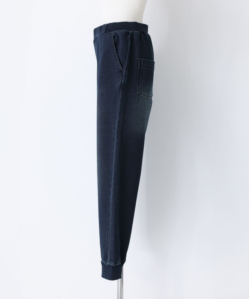 n'OrLABEL(ノアールレーベル)の「カットデニムジョガーパンツ(デニムパンツ・レディース・ブラック/ネイビー/ブルー・1/2)」の16枚目の写真