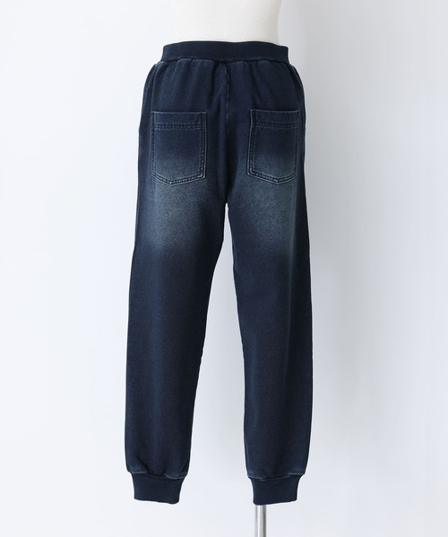n'OrLABEL(ノアールレーベル)の「カットデニムジョガーパンツ(デニムパンツ・レディース・ブラック/ネイビー/ブルー・1/2)」の15枚目の写真
