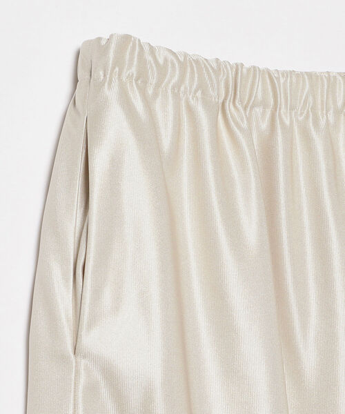 BEAMS BOY（ビームスボーイ）の「maturely / Logo Embroidery Slit Maxi Skirt（スカート・レディース・ホワイト/ブラック・ONE SIZE）」の12枚目の写真