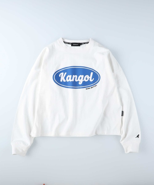 KANGOL(カンゴール)の「【KANGOL】フロントプリントロンT(Tシャツ/カットソー・レディース・ネイビー/ピンク/ホワイト・M/L)」の16枚目の写真