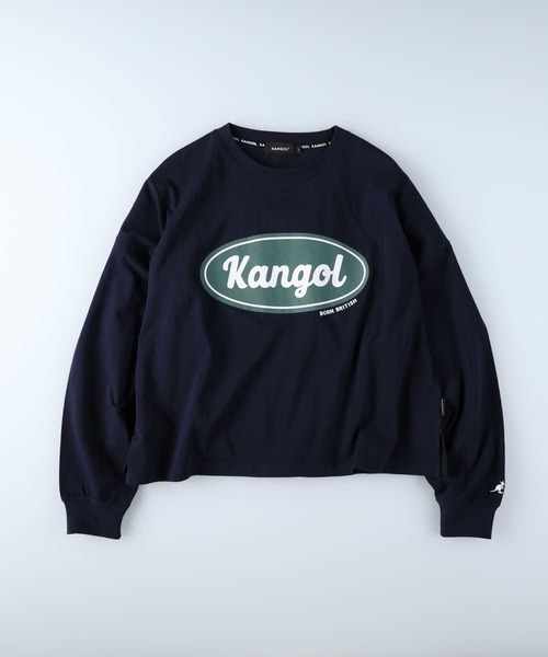 KANGOL(カンゴール)の「【KANGOL】フロントプリントロンT(Tシャツ/カットソー・レディース・ネイビー/ピンク/ホワイト・M/L)」の17枚目の写真