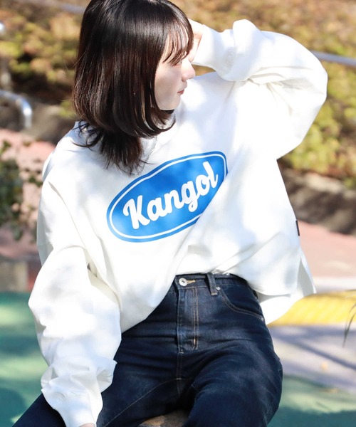 KANGOL(カンゴール)の「【KANGOL】フロントプリントロンT(Tシャツ/カットソー・レディース・ネイビー/ピンク/ホワイト・M/L)」の7枚目の写真