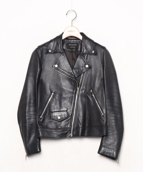UNITED TOKYO(ユナイテッドトウキョウ)の「レザーブルゾン(ブルゾン・レディース・ブラック・1)」の1枚目の写真
