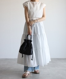 レイヤード ティアードワンピース