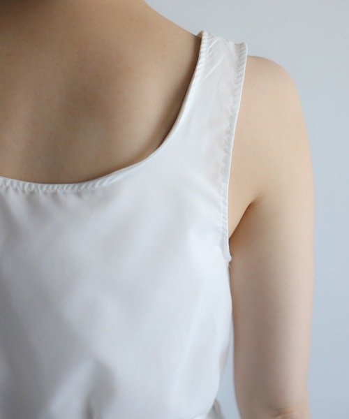 r.（アールドット）の「レイヤード ティアードワンピース（ワンピース・レディース・ホワイト/ブラック/モカ/ブルー・FREE）」の15枚目の写真