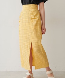 FREE'S MART | 【Sシリーズ対応】◆フロントスリットチェックナロースカート(スカート)