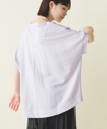 接触冷感レーヨンナイロンBIGシルエットプルオーバー