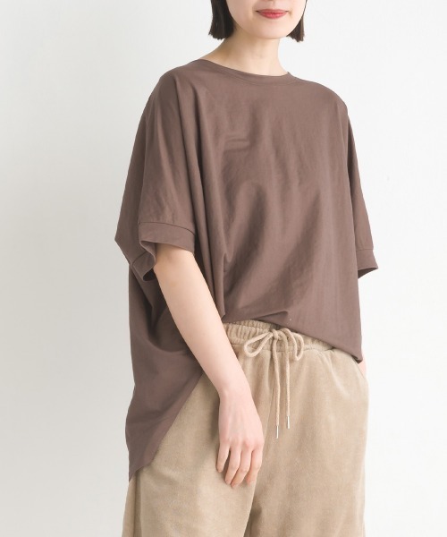 接触冷感】カラフルレーヨンロゴBIGTシャツ＆ショートパンツセット 接触冷感】カラフルレーヨンロゴBIGTシャツ＆ショートパンツ