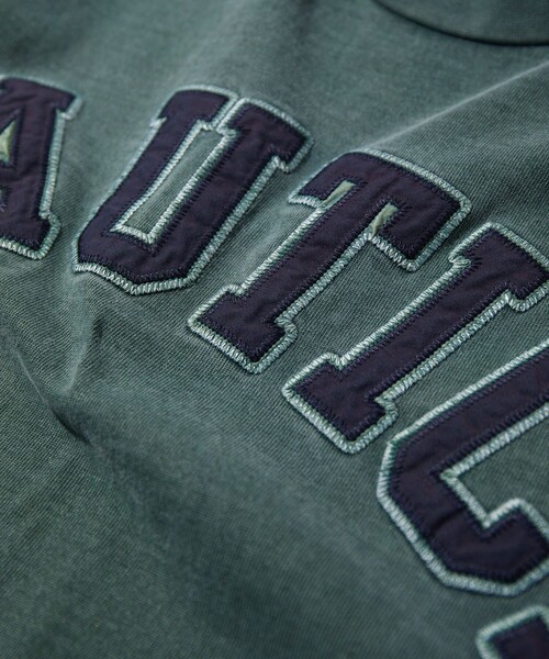 NAUTICA(ノーティカ)の「NAUTICA/ノーティカ Pigment Dyed Arch Logo S/S Tee “TOO HEAVY”(Tシャツ/カットソー・メンズ・チャコールグレー/ネイビー/グリーン/ワインレッド・SMALL/MEDIUM/LARGE/X-LARGE/XX-LARGE)」の17枚目の写真