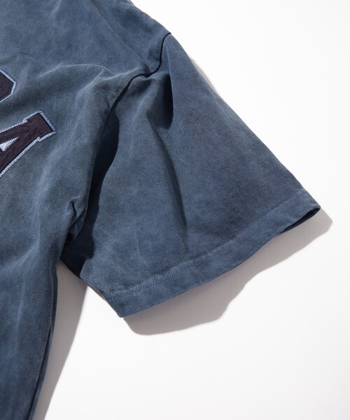 NAUTICA(ノーティカ)の「NAUTICA/ノーティカ Pigment Dyed Arch Logo S/S Tee “TOO HEAVY”(Tシャツ/カットソー・メンズ・チャコールグレー/ネイビー/グリーン/ワインレッド・SMALL/MEDIUM/LARGE/X-LARGE/XX-LARGE)」の7枚目の写真