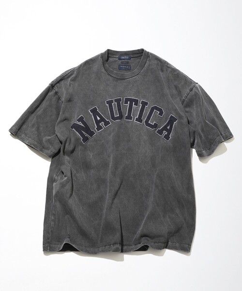NAUTICA(ノーティカ)の「NAUTICA/ノーティカ Pigment Dyed Arch Logo S/S Tee “TOO HEAVY”(Tシャツ/カットソー・メンズ・チャコールグレー/ネイビー/グリーン/ワインレッド・SMALL/MEDIUM/LARGE/X-LARGE/XX-LARGE)」の11枚目の写真