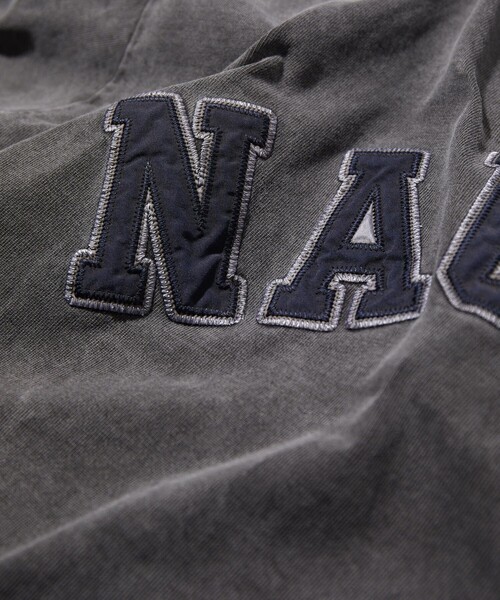 NAUTICA(ノーティカ)の「NAUTICA/ノーティカ Pigment Dyed Arch Logo S/S Tee “TOO HEAVY”(Tシャツ/カットソー・メンズ・チャコールグレー/ネイビー/グリーン/ワインレッド・SMALL/MEDIUM/LARGE/X-LARGE/XX-LARGE)」の12枚目の写真