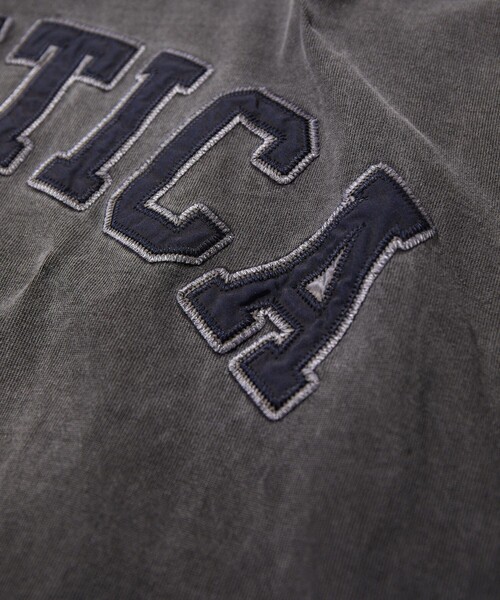 NAUTICA(ノーティカ)の「NAUTICA/ノーティカ Pigment Dyed Arch Logo S/S Tee “TOO HEAVY”(Tシャツ/カットソー・メンズ・チャコールグレー/ネイビー/グリーン/ワインレッド・SMALL/MEDIUM/LARGE/X-LARGE/XX-LARGE)」の14枚目の写真