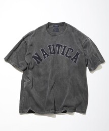 NAUTICA | NAUTICA/ノーティカ Pigment Dyed Arch Logo S/S Tee  “TOO HEAVY”(Tシャツ/カットソー)