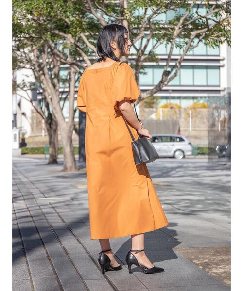 armonia（アルモニーア）の「armonia デザインショルダーワンピース（ワンピース・レディース・オレンジ/カーキ/ブラック・FREE）」の11枚目の写真