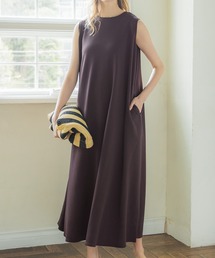 coca（coca） | エンボスノースリーブマキシワンピ(ワンピース)