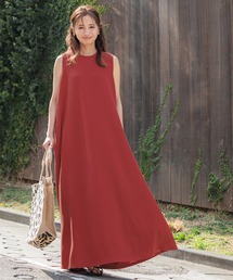 coca（coca） | エンボスノースリーブマキシワンピ(ワンピース)