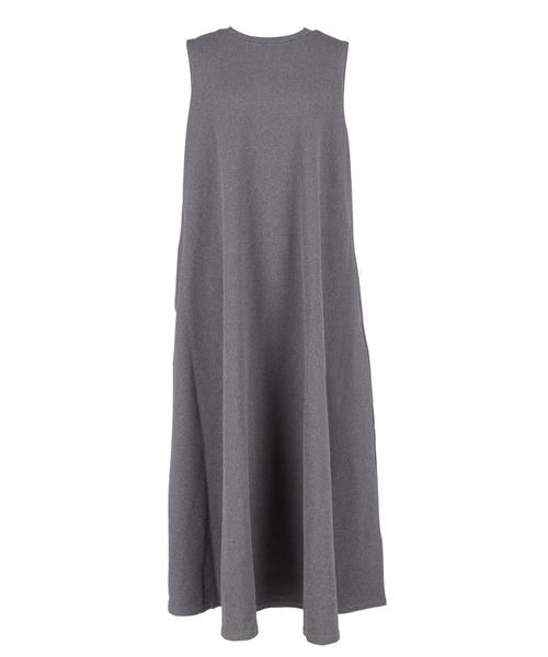 coca（coca）（コカ）の「＼新色追加／エンボスノースリーブマキシワンピ（ワンピース・レディース・ブラック/ブラウン/レッド/グリーン/ベージュ/ブルー/グレー/ライトピンク/ダークブルー・SHORT/LONG）」の12枚目の写真