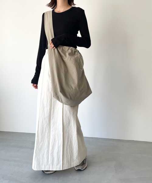 CANAL JEAN(キャナルジーン)の「El mar(エルマール) オックスショルダーバッグ(ショルダーバッグ・レディース・ブラック/ベージュ/アイボリー・ONE SIZE)」の8枚目の写真