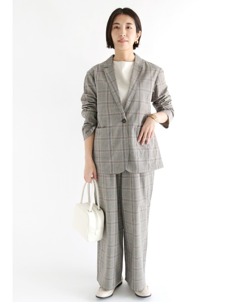 Lugnoncure（ルノンキュール）の「麻混ワイドパンツ（その他パンツ・レディース・ベージュ/ブラウン/チャコール・ﾌﾘ-）」の12枚目の写真