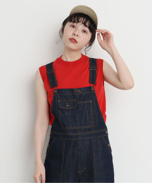 CHILD WOMAN(チャイルドウーマン)の「ICE COTTON 後ろ釦ノースリプルオーバー(ニット/セーター・レディース・グリーン/ブラック/ピンク/パープル/アイボリー/ダークブラウン/レッド・FREE)」の7枚目の写真
