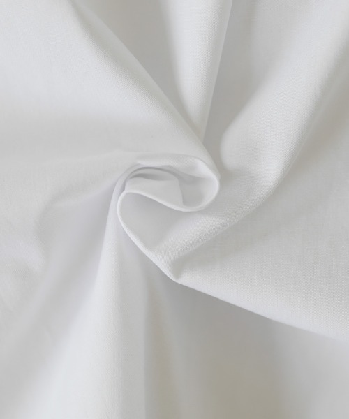 select MOCA by son（セレクトモカバイソン）の「【体系カバー】2wayビッグカラーセットシャツ（シャツ/ブラウス・レディース・ホワイト/ブラック/モカ・FREE）」の6枚目の写真