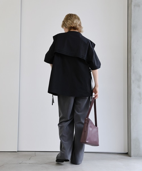 セール】【体系カバー】2wayビッグカラーセットシャツ（シャツ