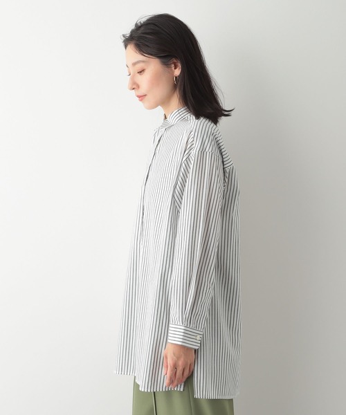 LEPSIM（レプシィム）の「サラサラアソートシャツ　275939（シャツ/ブラウス・レディース・ベージュ/カーキ/イエロー/ブルー/グレー系その他/ブルー系その他/オフホワイト・FREE）」の16枚目の写真