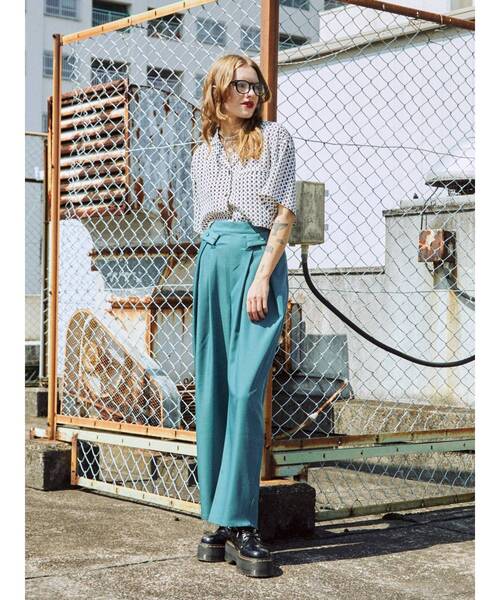 jouetie(ジュエティ)の「ウエストボタンタックパンツ(その他パンツ・レディース・ブラック/グレー/ピンク/グリーン・MEDIUM)」の17枚目の写真