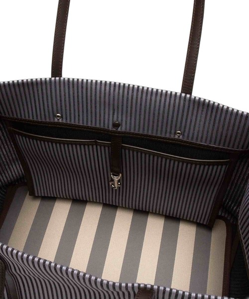 TOFF&LOADSTONE（トフアンドロードストーン）の「アークシェル・トート（M）（トートバッグ・レディース・ブラウン・FREE）」の6枚目の写真