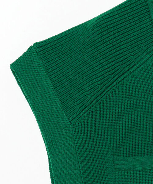 BEAMS BOY（ビームスボーイ）の「BEAMS BOY / スクール ショート ベスト（ベスト・レディース・ネイビー/グリーン・ONE SIZE）」の18枚目の写真