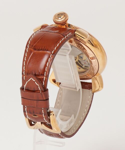GaGa MILANO(ガガミラノ)の「GaGa MILANO/ガガミラノ MANUALE48MM 腕時計 501106S-BRW メンズ(アナログ腕時計・メンズ・ブラウン・FREE)」の4枚目の写真