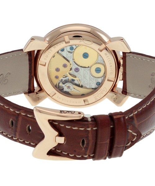 GaGa MILANO(ガガミラノ)の「GaGa MILANO/ガガミラノ MANUALE48MM 腕時計 501106S-BRW メンズ(アナログ腕時計・メンズ・ブラウン・FREE)」の3枚目の写真
