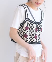rps | ＴシャツＳＥＴフラワービスチェアンサンブル(ベスト)