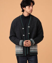 BEAMS LIGHTS | BEAMS LIGHTS / ノルディック柄 カーディガン(カーディガン/ボレロ)