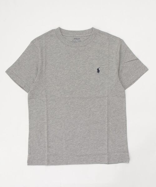 POLO RALPH LAUREN CHILDRENSWEAR(ポロ ラルフ ローレン チルドレンズウェア)の「コットン ジャージー クルーネック Tシャツ(Tシャツ/カットソー・キッズ・グレー系・S/M/L/XL)」の2枚目の写真