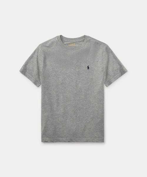 POLO RALPH LAUREN CHILDRENSWEAR(ポロ ラルフ ローレン チルドレンズウェア)の「コットン ジャージー クルーネック Tシャツ(Tシャツ/カットソー・キッズ・グレー系・S/M/L/XL)」の4枚目の写真