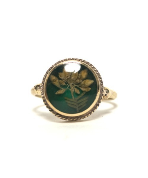 乱痴気（ランチキ）の「Flower Wreath Ring / GOLD（リング）」 - WEAR