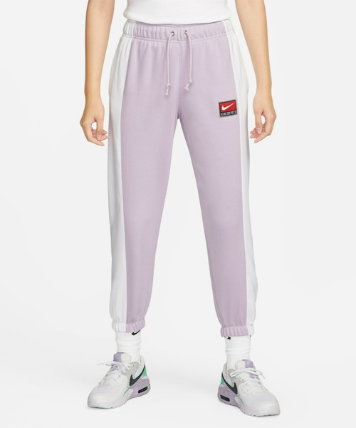 NIKE（ナイキ）の「NIKE AS W NSW TEAM NK FLC PNT / ナイキ ウィメンズ フリース パンツ 【SP】（スウェットパンツ・レディース・ブラック/ピンク・S/L/M）」の6枚目の写真