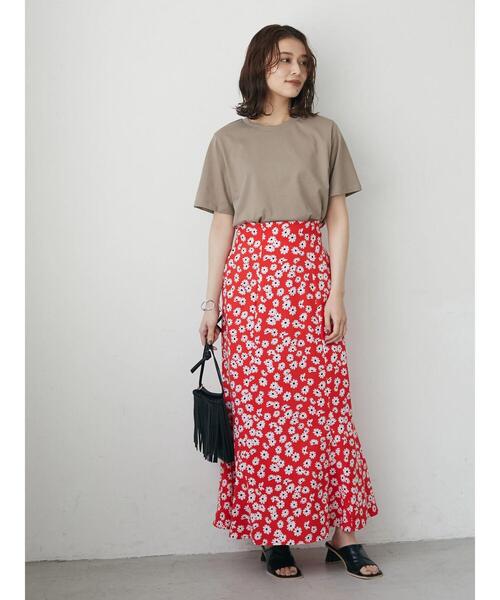 Green Parks(グリーンパークス)の「汗染み防止 クルーネックTEE(Tシャツ/カットソー・レディース・ベージュ/サックスブルー/グリーン/ダークグレー・S/M)」の20枚目の写真