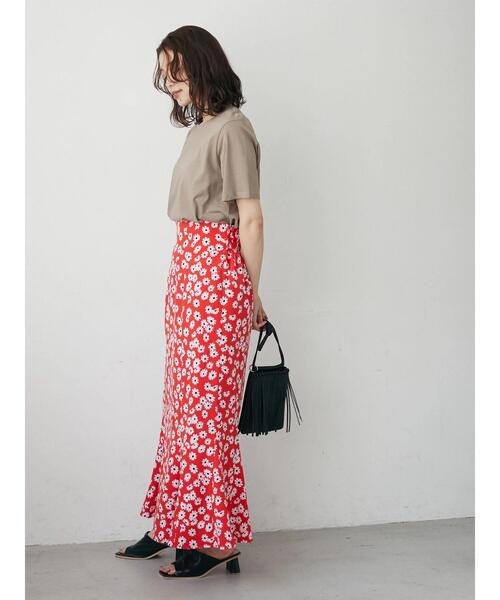 Green Parks(グリーンパークス)の「汗染み防止 クルーネックTEE(Tシャツ/カットソー・レディース・ベージュ/サックスブルー/グリーン/ダークグレー・S/M)」の21枚目の写真