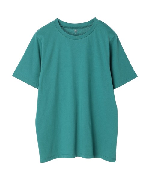 Green Parks(グリーンパークス)の「汗染み防止 クルーネックTEE(Tシャツ/カットソー・レディース・ベージュ/サックスブルー/グリーン/ダークグレー・S/M)」の17枚目の写真