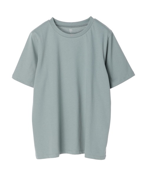 Green Parks(グリーンパークス)の「汗染み防止 クルーネックTEE(Tシャツ/カットソー・レディース・ベージュ/サックスブルー/グリーン/ダークグレー・S/M)」の13枚目の写真