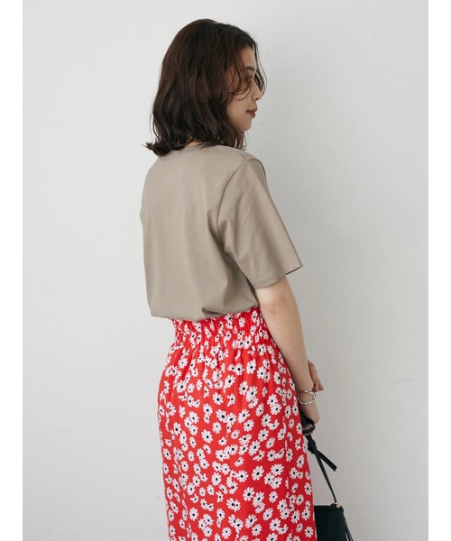 Green Parks(グリーンパークス)の「汗染み防止 クルーネックTEE(Tシャツ/カットソー・レディース・ベージュ/サックスブルー/グリーン/ダークグレー・S/M)」の16枚目の写真