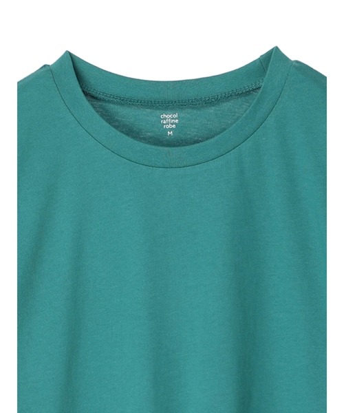 Green Parks(グリーンパークス)の「汗染み防止 クルーネックTEE(Tシャツ/カットソー・レディース・ベージュ/サックスブルー/グリーン/ダークグレー・S/M)」の19枚目の写真