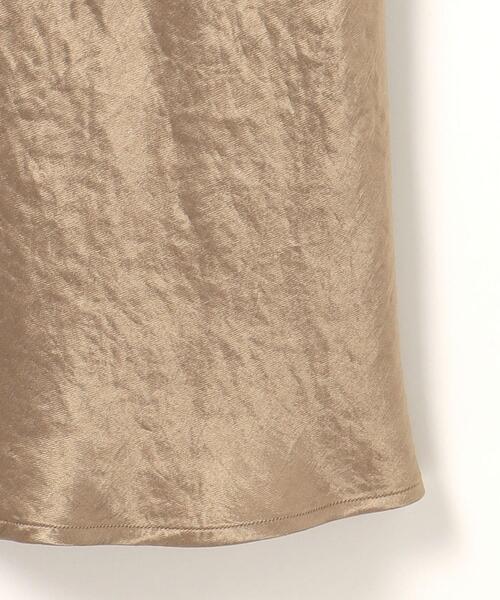 green label relaxing（グリーンレーベルリラクシング）の「＜CO PROJECT＞ドレッシー キャミワンピース（ワンピース・レディース・ブラック/ブラウン/オフホワイト・FREE）」の20枚目の写真