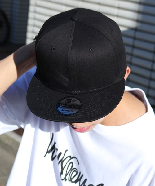 NEW ERA(ニューエラ)の「【NEW ERA/ニューエラ】9FIFTY BLANK CAP/ブランク(ロゴなし)キャップ(キャップ・メンズ・ブラック/チャコールグレー/ホワイト・FREE)」の4枚目の写真