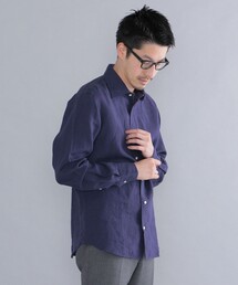 SHIPS | SHIPS: ウォッシュド リネン ワイドカラー 無地 シャツ(シャツ/ブラウス)