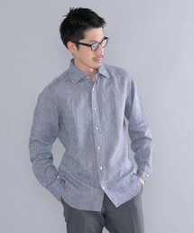 SHIPS | SHIPS: ウォッシュド リネン ワイドカラー 無地 シャツ(シャツ/ブラウス)